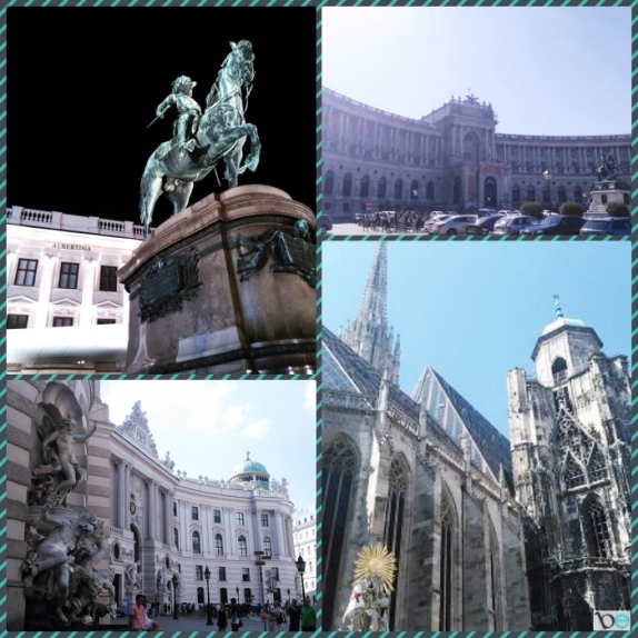 Albertina, Imperial Palace, St. Michael's Church and St Stephen's Cathedral.